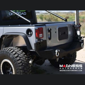 Jeep Wrangler JK Rear Stubby Bumper - Black 